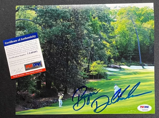 Bryson Dechambeau Signed 2016 Masters 8X10 Photo Psa/Dna In The Presence Coa