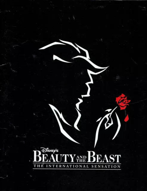 Disney Beauty & the Beast Broadway Musical Souvenir Program rare VHTF