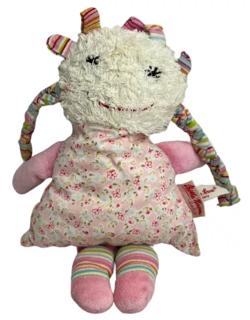 Käthe Kruse Baby Mädchen Ikibab Schmusepuppe Zöpfe Rassel rosa ca. 24 cm
