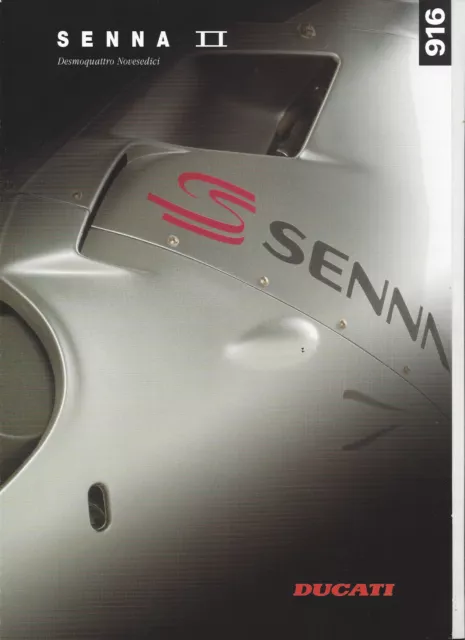 Ducati 916 Senna II um ca. 1994/´95 Originalprospekt brochure