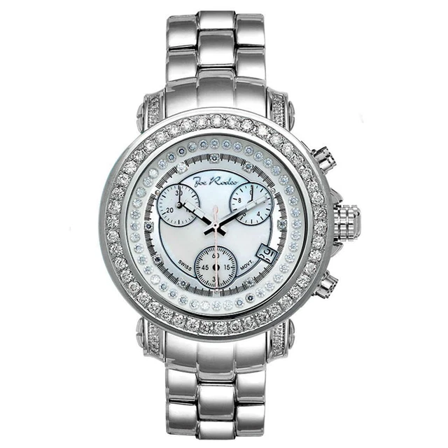 Joe Rodeo Diamond Men's Watch - RIO silver 2 ctw