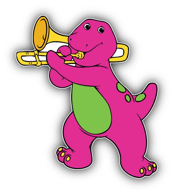 BARNEY CARTOON STICKER Bumper Decal - ''SIZES'' £3.63 - PicClick UK
