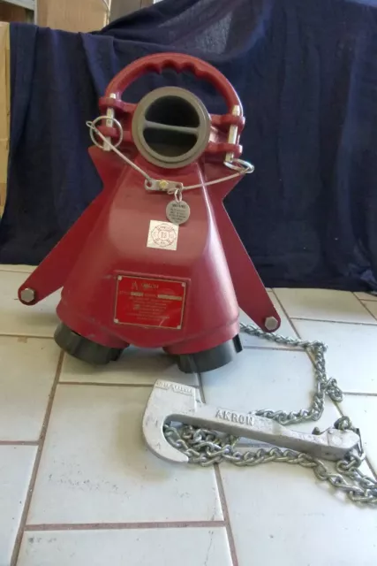 Akron Brass 3421 Dual-Inlet Portable Monitor Firefighting Deluge Water Canon