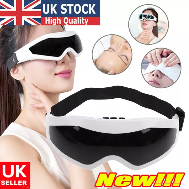 Electric Eye Therapy Massager for Relieve Eye Strain Dark Circles Bags Massage