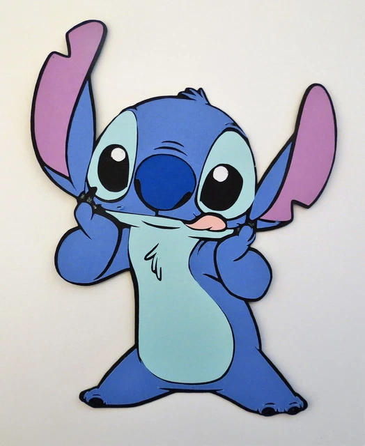 STITCH LILO AND Stitch Die Cut Paper Doll Scrapbook Embellishment £2.63