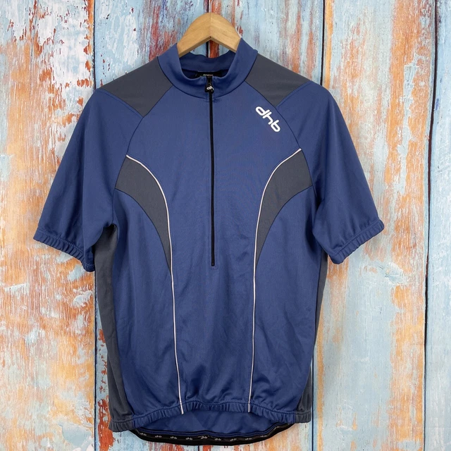 dhb Italy Herren blau kurzarm Radfahren Trikot Top Größe XL