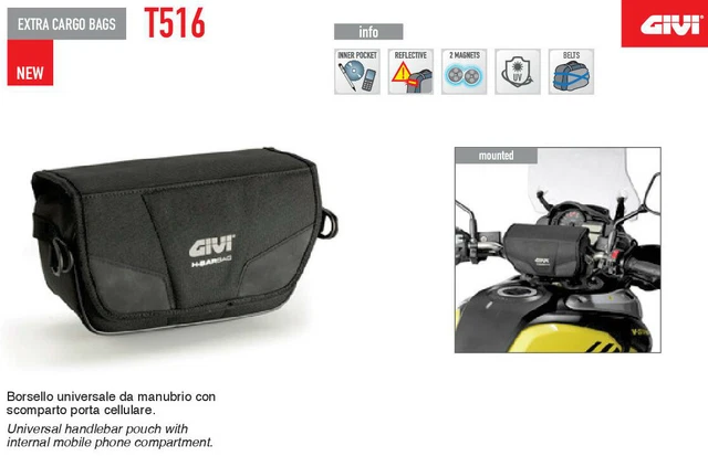 Marsupio sales manubrio moto