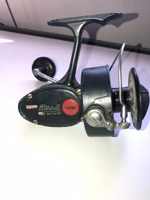 RARE MITCHELL 302 Saltwater Bail-less Large Reel!! $24.99 - PicClick