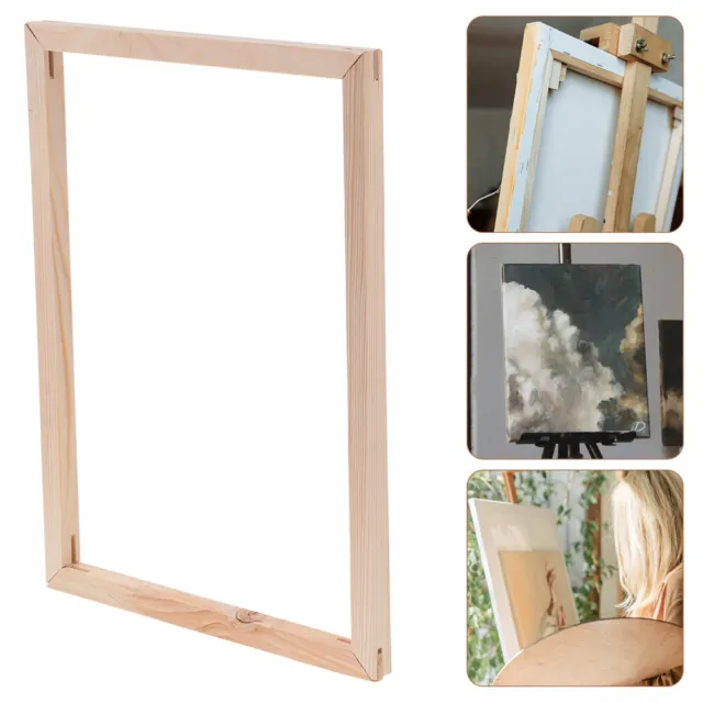 Canvas Frame Wood Rustic Frames Stretching Bars for Ornament Pictures