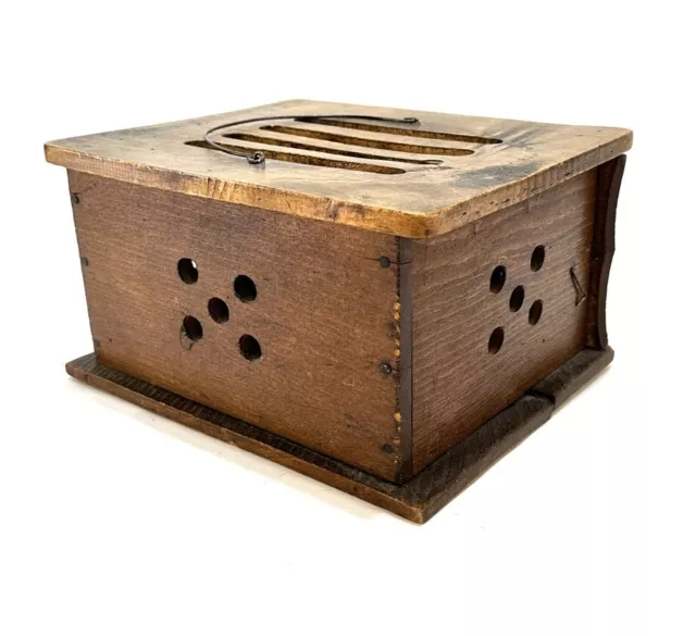 Antique Wooden Foot Warmer