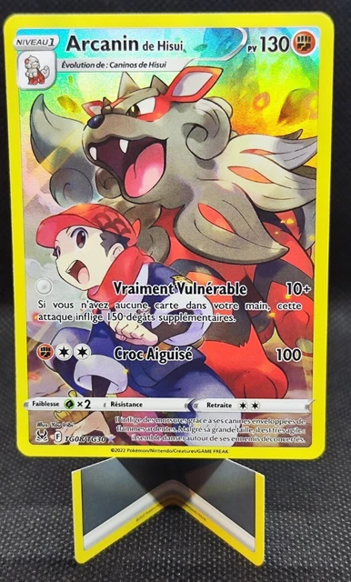 Carte pokémon Arcanin de Hisui FA TG08/TG30 EB11 - Origine Perdue FR