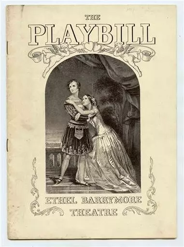 Playbill Parnell Ethel Barrymore Theatre New York 1936 Curzon Rawlings Shannon