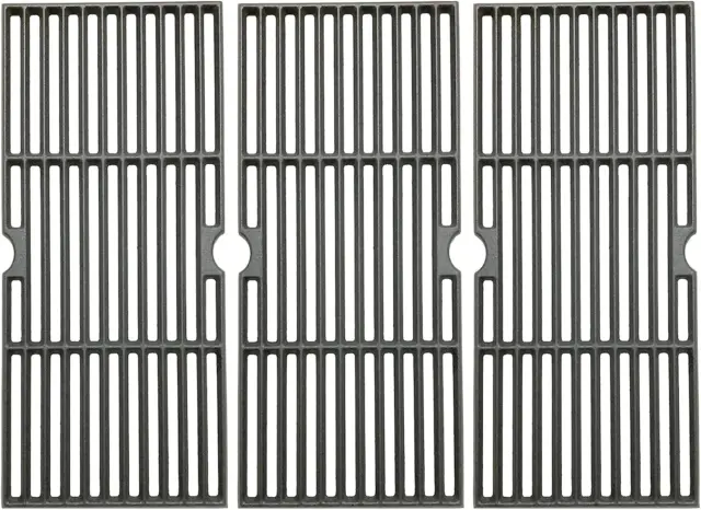 3-Pack 16 7/8" Cast Iron Cooking Grid Grates for Charbroil Gas Grill