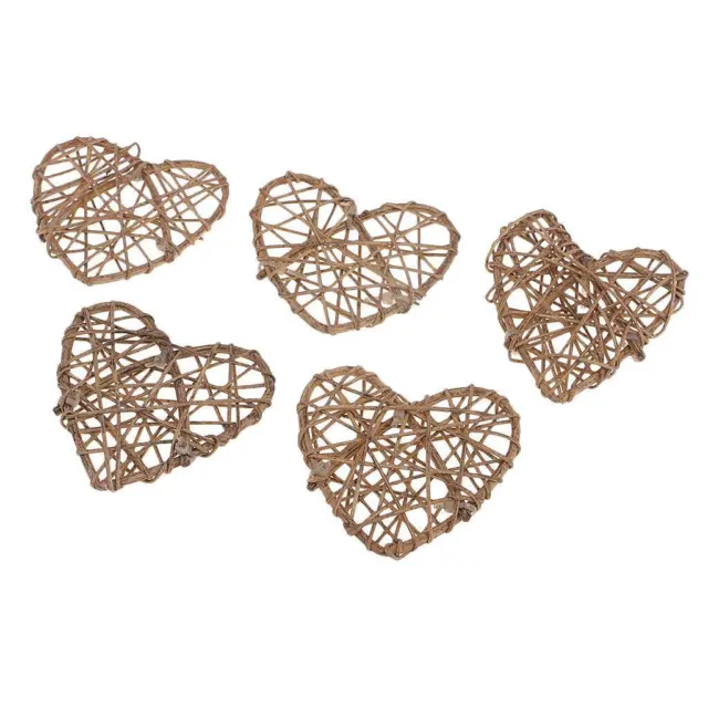 2x Rattan Weidenkorb Fotostützen 5pcs,  Formten Haupt Diy Trinkets 3