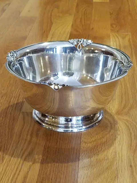 M. FRED HIRSCH CO. 'ALEXANDRIA' STERLING BOWL 8.5 inch 583 grams