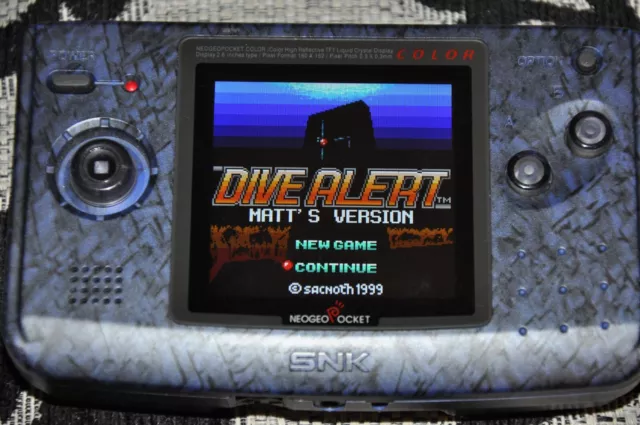 Dive Alert - Neo Geo Pocket - Matt's Version Official UK Release Analogue Pocket
