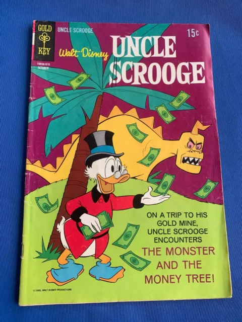 Gold Key Comic Book Walt Disney Uncle Scrooge #83 Comic B117