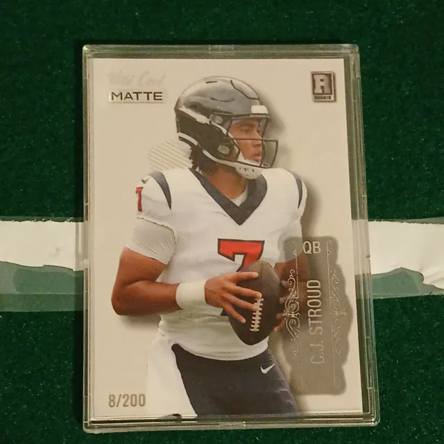 2023 Wild Card Matte Football CJ Stroud Rc Rookie 8/200 Card BC-CS