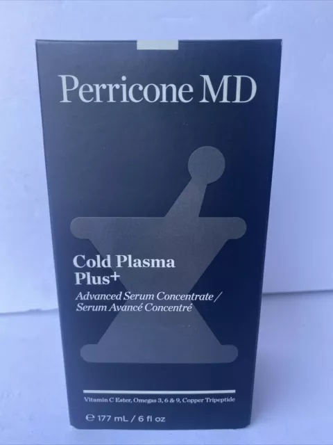 Perricone MD Cold Plasma Plus+ Advanced Serum Concentrate-177ml/6oz -NIB