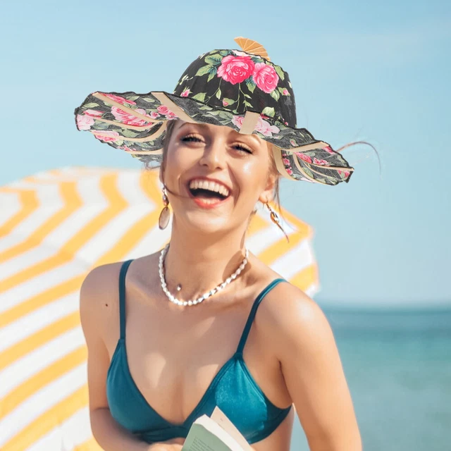 Faltbarer Strandhut Sommerhut Mit Visier Sonnenblende Fächer