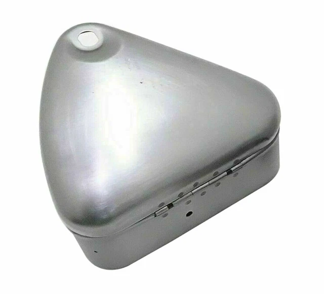 Fits Royal Enfield Classic UCE Left Side Tool Box Raw Bare Metal