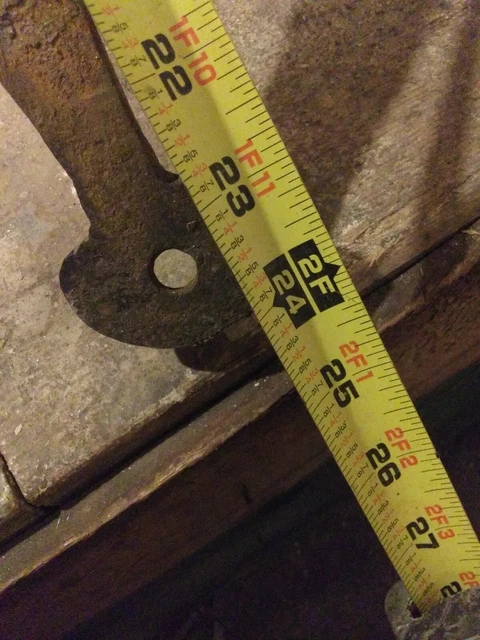 Antique Forged Barn Door Strap Hinge 24 Inches 6