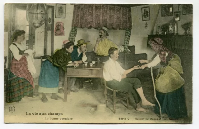 CPA - Carte Postale - La Vie aux Champs - La Bonne Aventure - 1906 (SV6077)