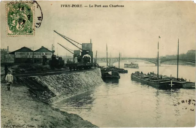 CPA AK IVRY-PORT Le Port aux Charbons (671939)
