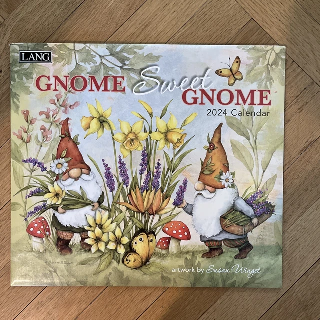 LANG GNOME SWEET Gnome Wall Calendar 2024 19 99 PicClick