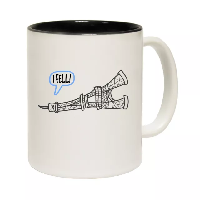 I Fell Eiffel Tower Coffee Tea Mug Humour Joke France Paris funny birthday gift