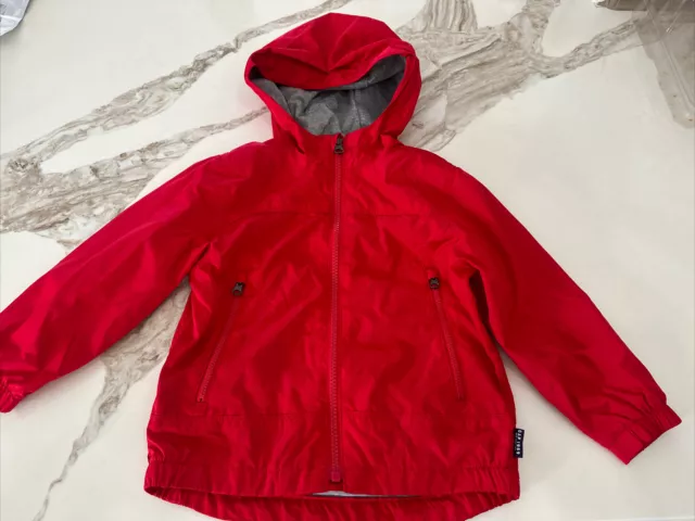 BABY GAP 1969 Boys RED WINDBREAKER COAT JACKET long sleeve 2 Years toddler Lined