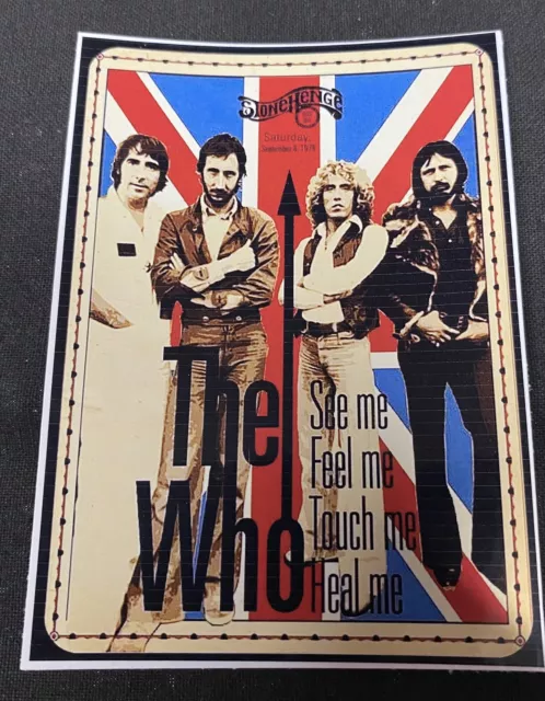 The Who Sticker Vinyl Cut