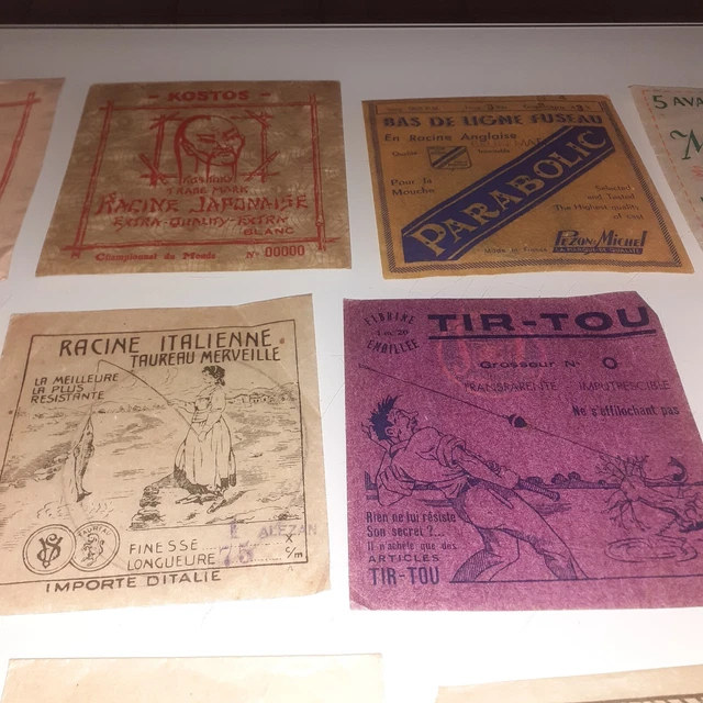 MATERIEL DE PÊCHE Ancien (Decroche Leurres, Moulinet, Pochettes Fil
