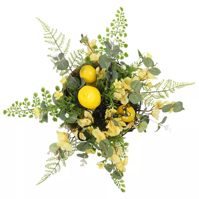 Disposizione floreale limone ferro cesto da appendere piante decorative da esterno