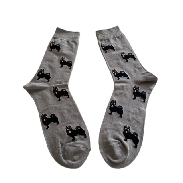 Schipperke Dog Socks Fun Unisex One Size Fit Uk 5 - 11 Eu 38 - 46 Dog Lover Gift