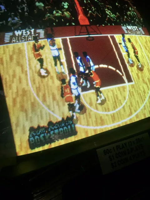Rim Rockin Basketball JAMMA arcade Game PCB 1991 Tested & Working