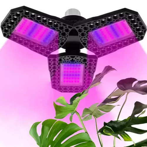 LED Pflanzenlampe E27 Wachstum Vollspektrum Pflanzenlicht Grow Faltbar Leuchte
