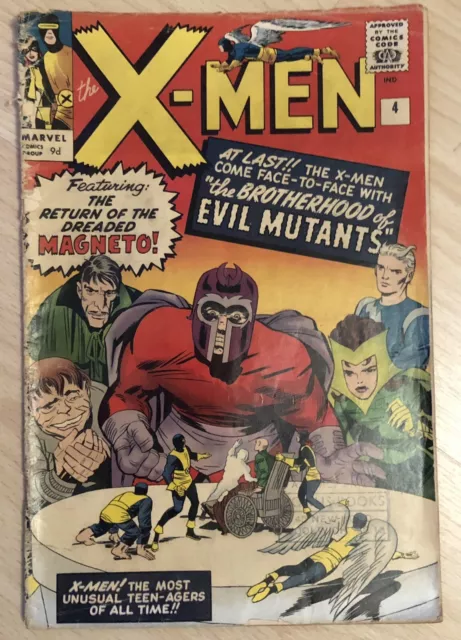 X-Men Issue #4 (1964) - 1st appearance Scarlet Witch