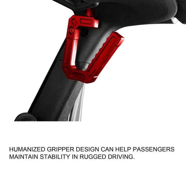 Hot Car Road Front Grab Handle Aluminum Alloy Part For JK 2007‑2018(Red