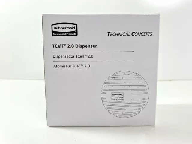 Rubbermaid TCell 2.0 Dispenser (Technical Concepts) White Finish - Item 1957532