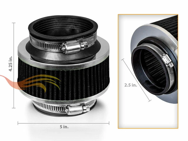 Filtre à Air Universel Haut Débit 38-40mm Pour Moto/ATV/Scooter 110cc-160cc - Filtre Conique Performance