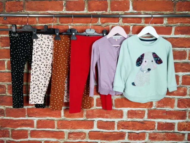 Girls Bundle Age 2-3 Years H&M Next Bluezoo M&S Etc Pullover Cardy Leggings 98Cm