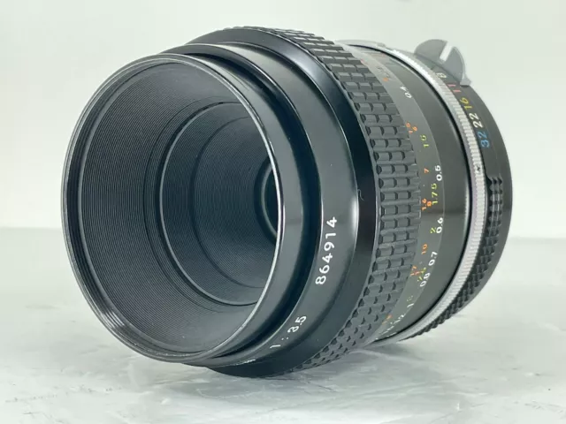 [Optique près De Mint ] Nikon Micro-Nikkor 55mm F/3.5 non-Ai Macro Lens de Japon