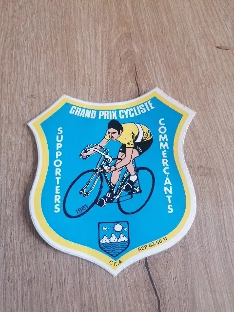 Autocollant  sticker publicitaire  Cyclisme