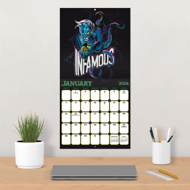 TRENDS INTERNATIONAL, Disney Villains 2024 Wall Calendar 17.99 PicClick