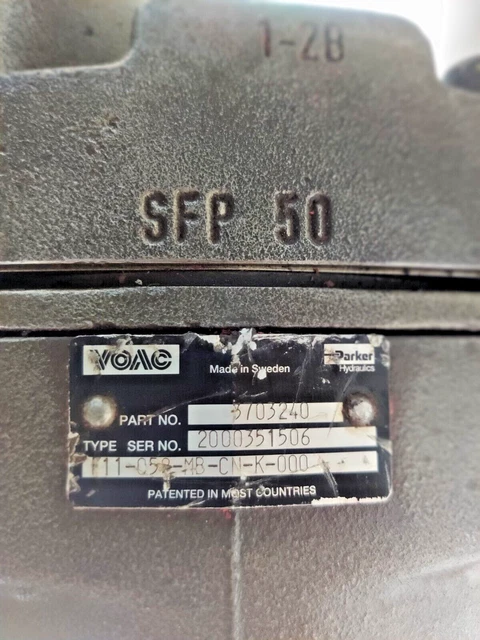 VOAC Parker F11-058-MB-CN-K-000 Hydraulic Motor