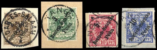 1896, Deutsche Kolonien Ostafrika, 6-9, Briefst. - 2895814