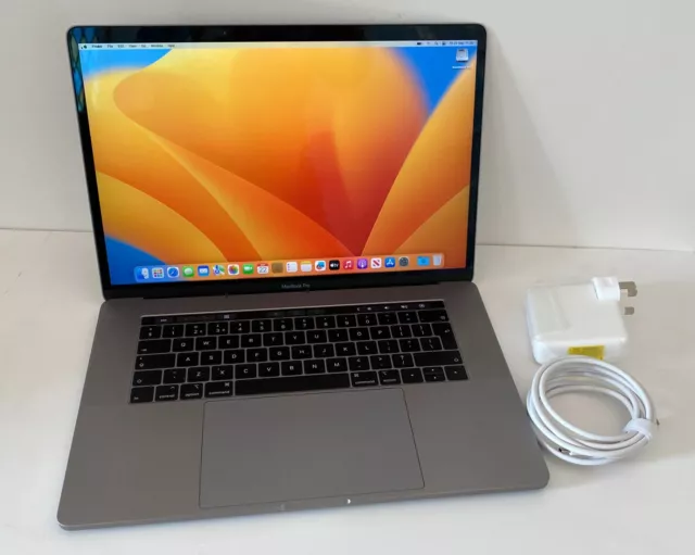 Apple MacBook Pro 15,4" 256 GB unità di memoria a stato solido, Intel Core i7 9a generazione, 2,60 GHz, 16 GB Ventura