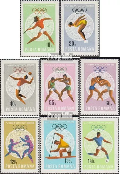 Romania 2697-2704 (complete issue) unmounted mint / never hinged 1968 Olympics S