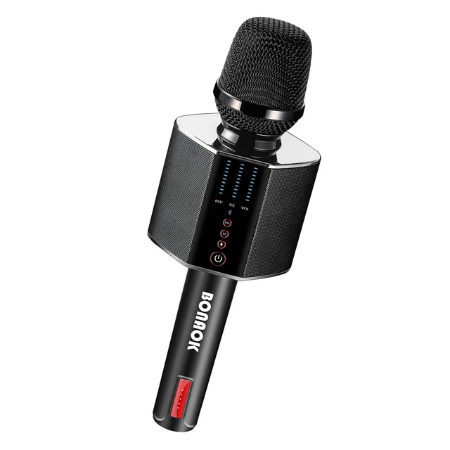 BONAOK Karaoke Microphone Portable Wireless Bluetooth Karaoke Mic for Adults...